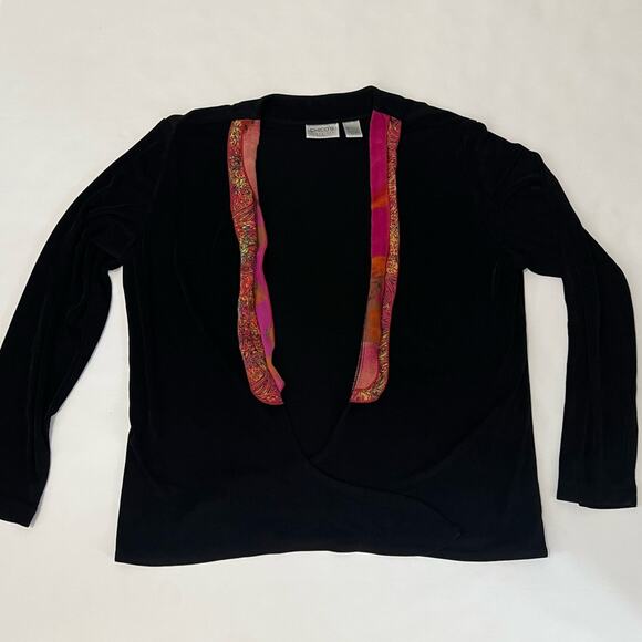 Chicos Travelers cardigan size 2 - Picture 1 of 6